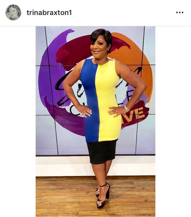 Trina Braxton Wears Shan Latris on TV One's Sister Circle!